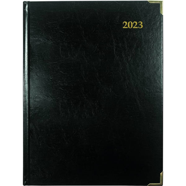 AGENDA DIARIA 2023 EJECUTIVA A5 NEGRA