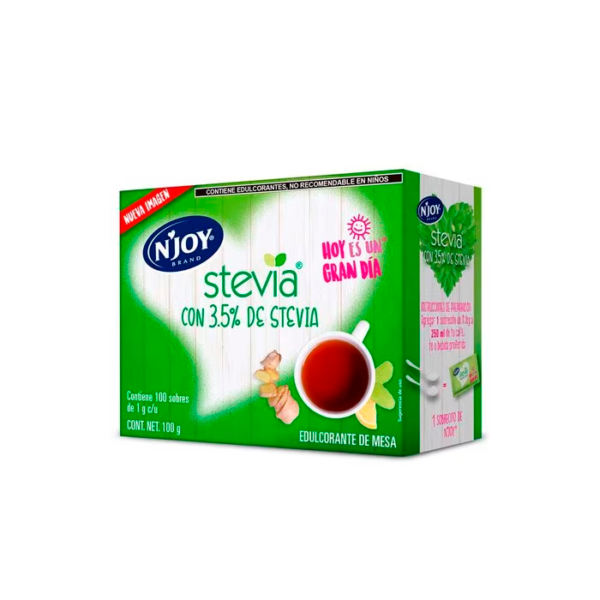 AZUCAR STEVIA STEVIA N’JOY 100 PIEZAS