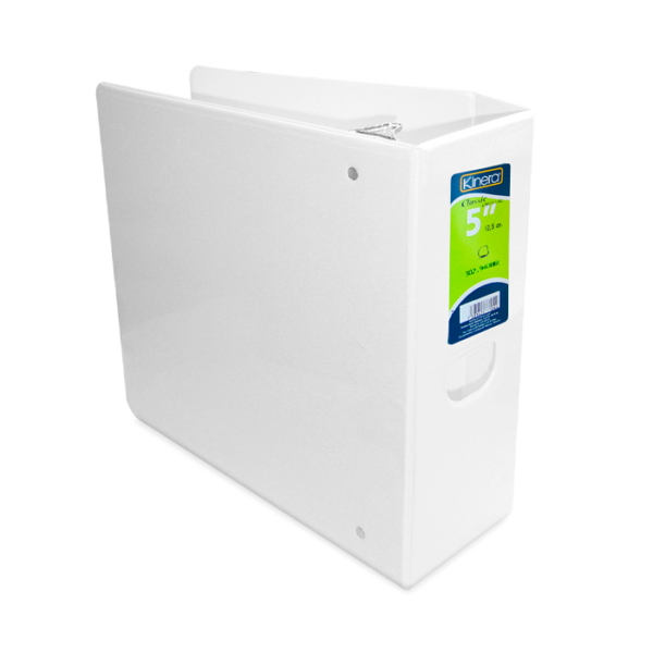 CARPETA BLANCA 5" C/MICA 3 AROS T/C