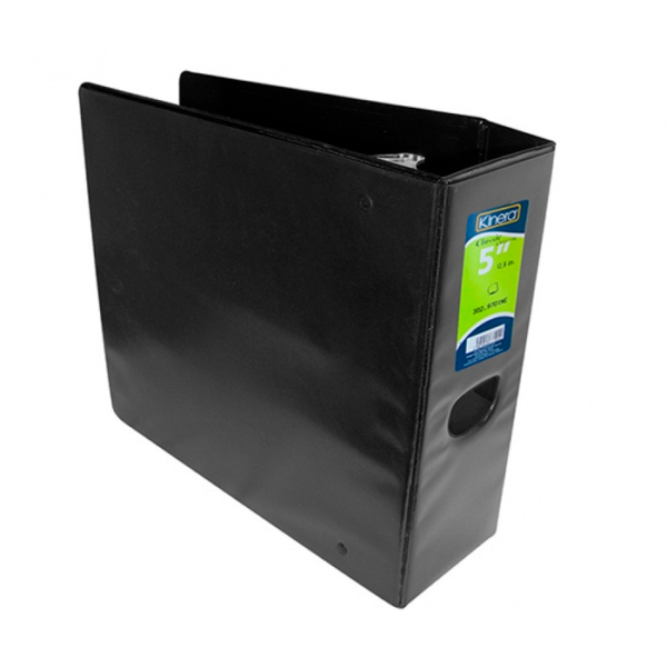 CARPETA NEGRA 5" C/MICA 3 AROS T/C
