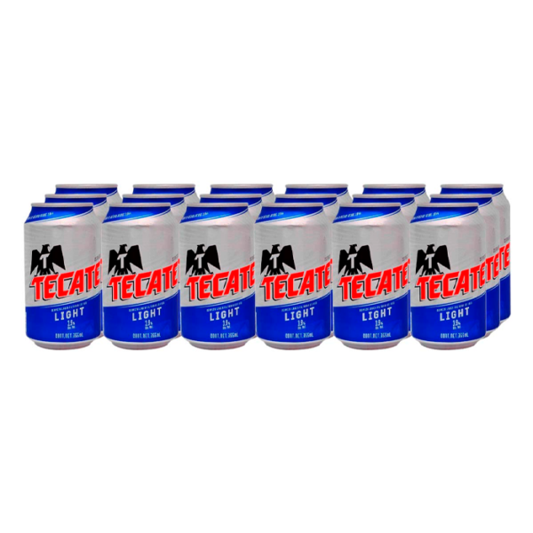 CERVEZA TECATE LIGHT LATA 355ML