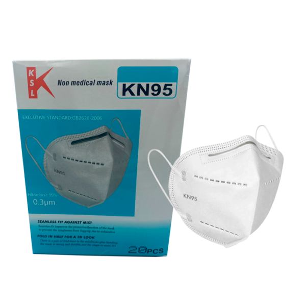 CUBREBOCAS BLANCO MASCARILLA POLIPROPILENO/GAZA  KN95