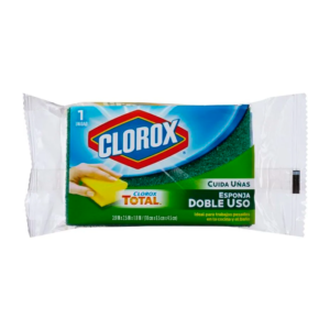 FIBRA VERDE CON AMARILLO CLOROX DOBLE USO