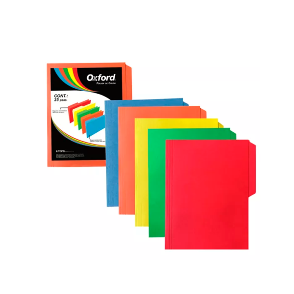 FOLDER MANILA CARTA COLORES SURTIDO