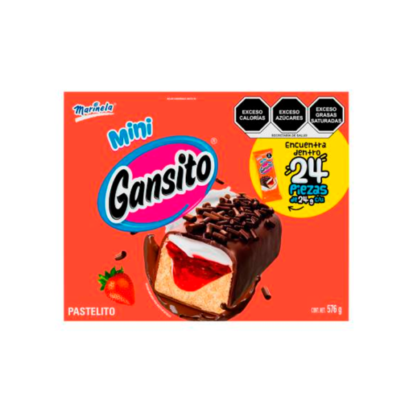 GANSITO MINI POSTRE CAJA