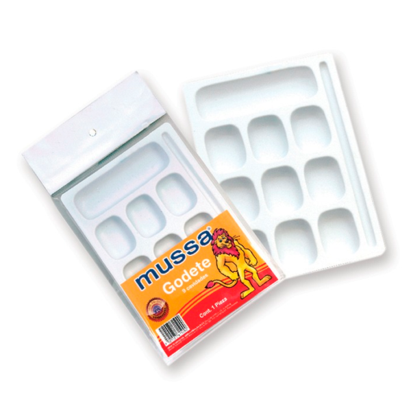 GODETE MUSSA RECTANGULAR C/9 CAVIDADES
