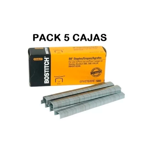 GRAPA D/CORONA B8 1/4" C/5000 BOSTITCH
