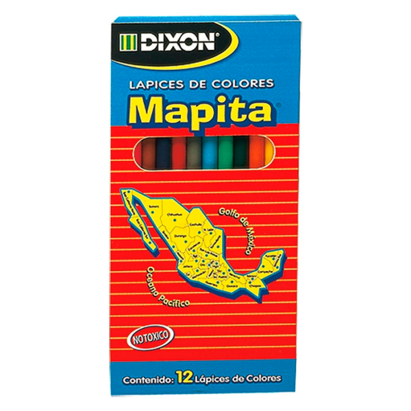 LAPICES DE COLORES MAPITA C/12 DIXON