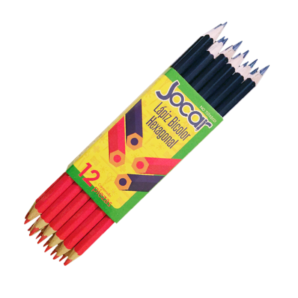 LAPIZ BICOLOR AZUL/ROJO DELGADO JOCAR