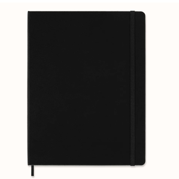 LIBRETA PASTA DURA NEGRA 14X21CM