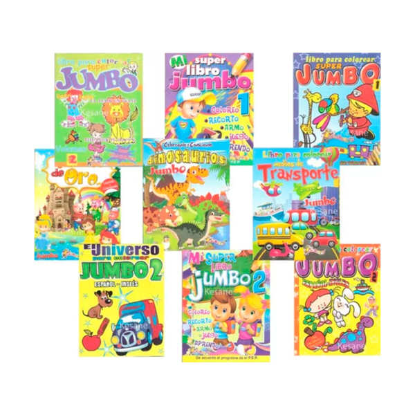 LIBRO P/COLOREAR SURTIDO JUMBO