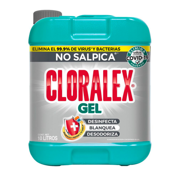 LIQUIDO CLORO  CLORALEX 10 LT GEL